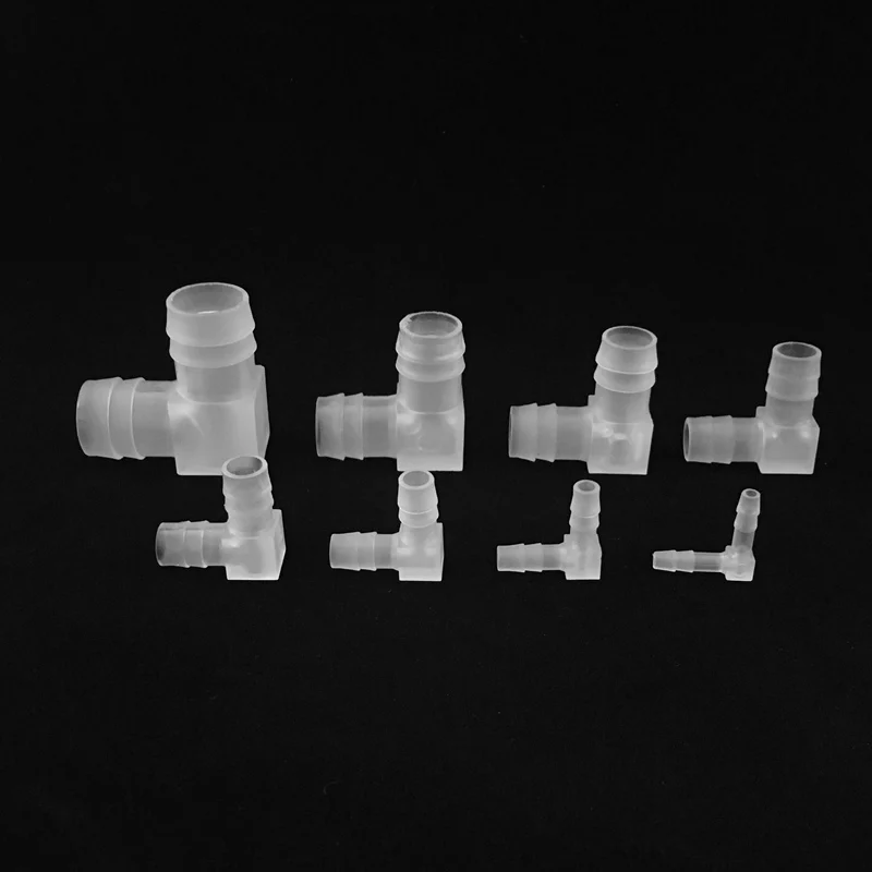 

5Pcs/Pack 4mm~20mm Plastic Hose 90 Degree Equal Elbow Connectors For Aquarium Air Pump Adapter Fittings