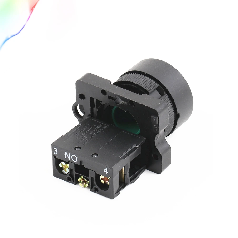 Zelf Reset Knop Switch 22Mm Start Stop Knop XB2 Platte Touch Switch Knop