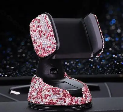 

Автомобильный держатель для телефона, полный алмазный коврик, противоскользящий коврик для приборной панели, держатель для мобильного телефона MP3, кронштейн с кристаллами, блестящие стразы