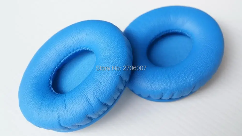 Orejeras de mantenimiento reemplazables para Beats By Dr Dre Solo 1,0 Solo1.0 Solo HD, auriculares azules (almohadillas para los oídos/cojín), calidad no destructiva