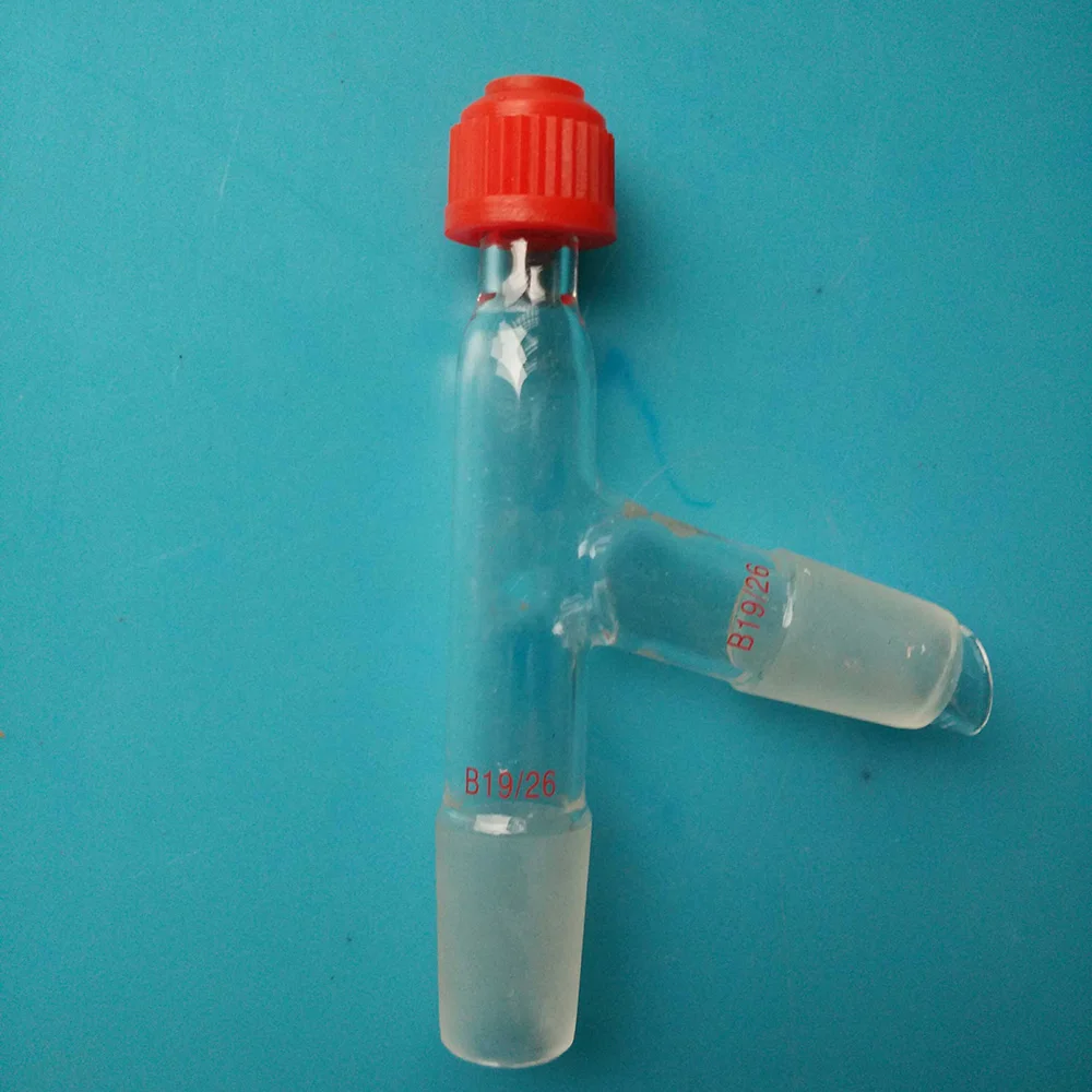 

19/26,3-way Distillation Adapter With thread,Plastic Screw Thermometer Tube