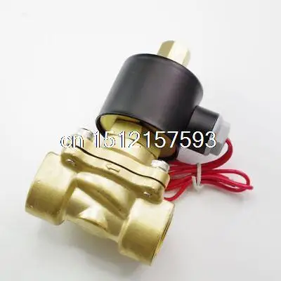 DC12/24V AC110/220/380V Water Air Gas Fuel Normal Open Solenoid Valve 1/4