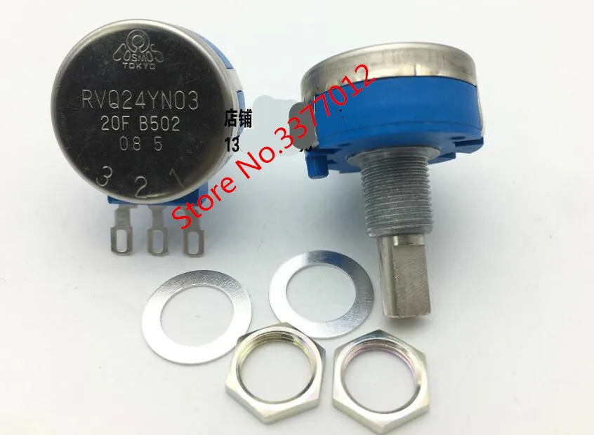 

2pcs for TOCOS High wear resistance potentiometer RVQ24YN03 20F B502 5K 20 axis half shaft