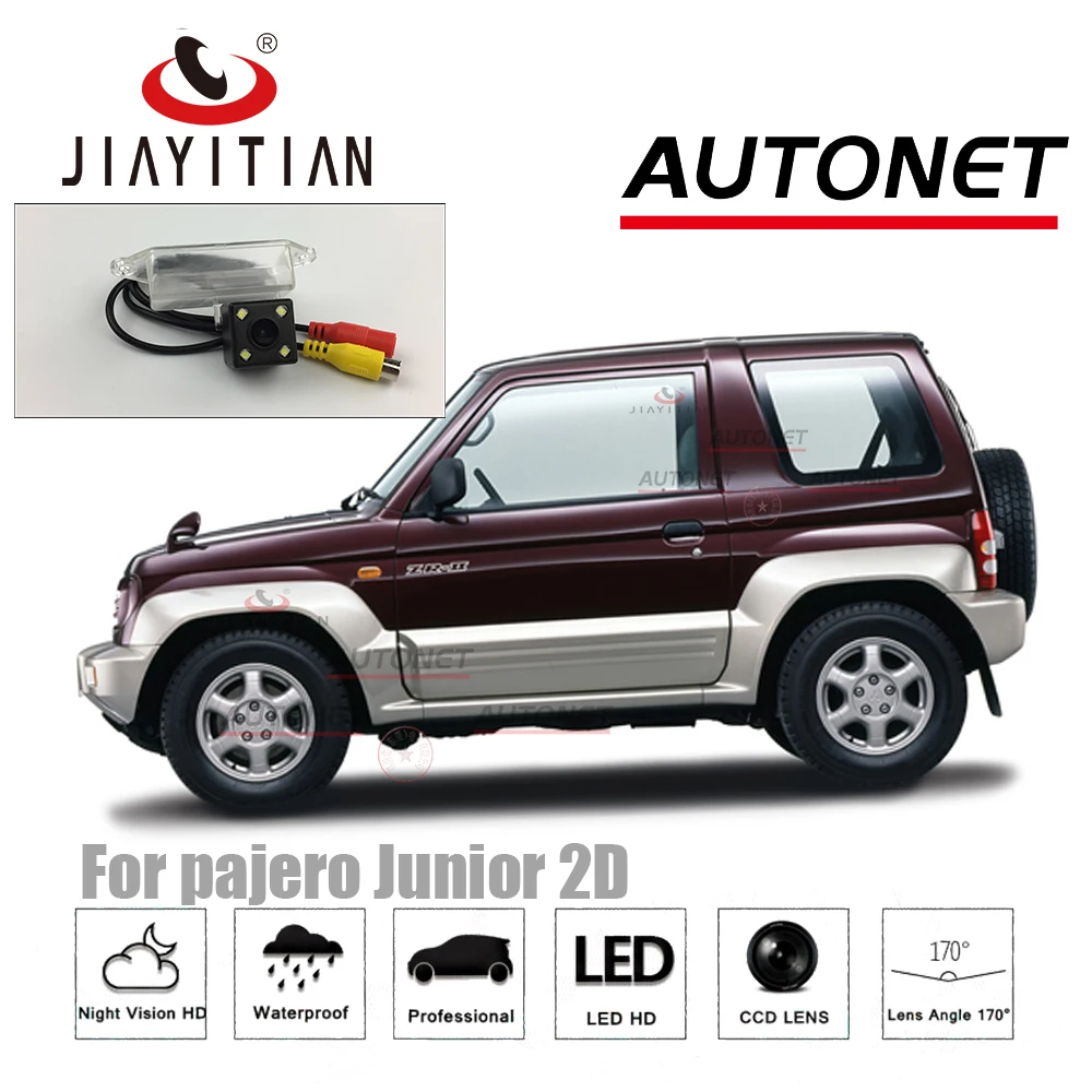 JiaYiTian Rear Camera For Mitsubishi Pajero Junior Mini 2D CCD license plate camera backup camera Reverse Camera Night Vision