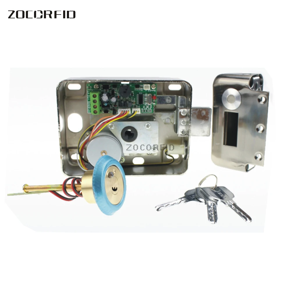 Mute Stainless steel SY-118 Motor drive  Access Controller electronic lock  /mute Electric control lock/ DC-12V