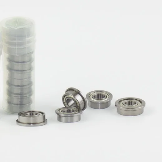 20pcs/50pcs/100pcs 6x17x6mm  F606ZZ F606Z F606 Z ZZ F606-ZZ Flange Deep Groove Ball Bearing Miniature 6*17*6mm