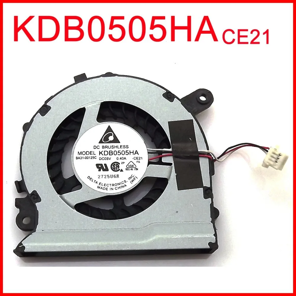 KDB0505HA-CE21 BA31-00125C 5V 0.4A Fan For SAMSUNG 530U3C 532U3C 530U3B 535U3C 540U3C NP535U3C CPU Cooling Fan