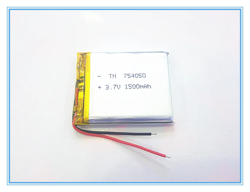 tablet battery  3.7V,1500mAH,[754050] PLIB; polymer lithium ion / Li-ion battery for dvr,GPS,mp3,mp4,cell phone,speaker