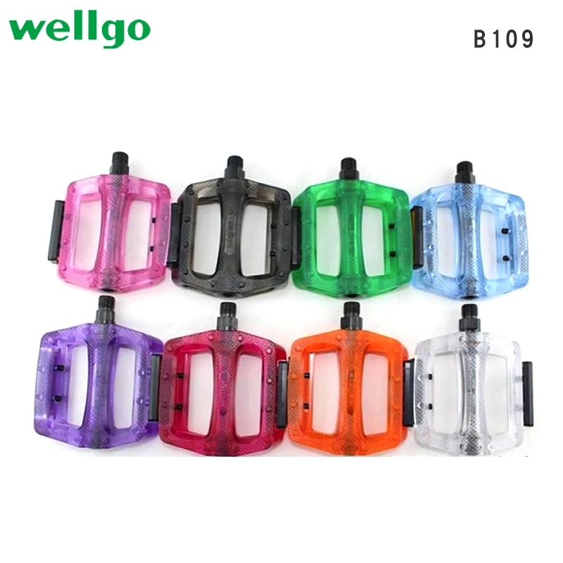 Wellgo MTP B109P Translucent Jelly Bicycle Pedal, Non-slip, Mountain Bike Parts, B223P, B109P