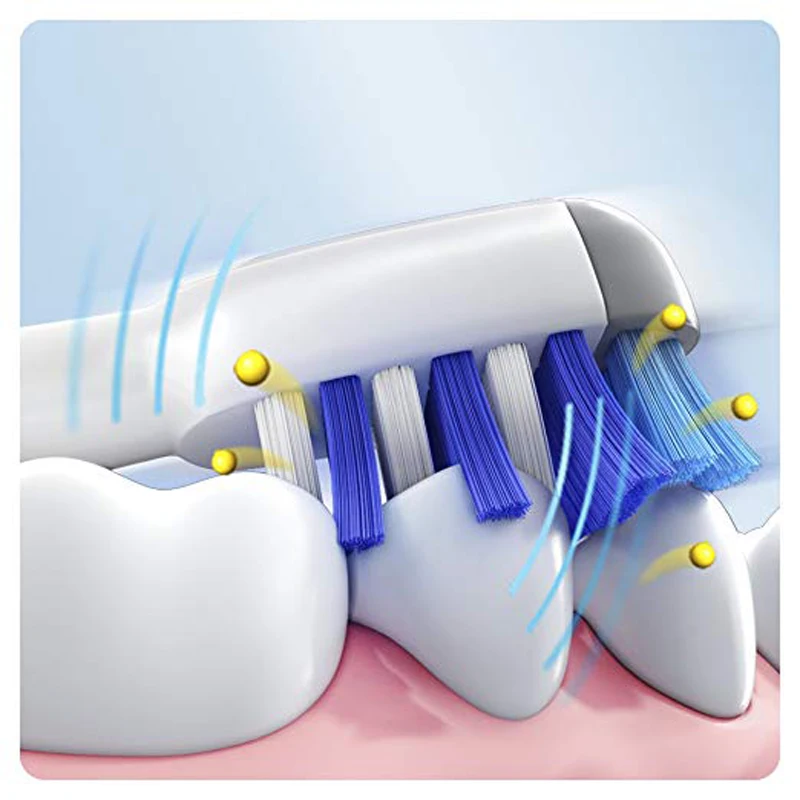 Oral B szczotka wymienna głowica do Oral B obrotowa elektryczna szczoteczka do zębów głębokie czyste miękkie włosie główka szczoteczki 2/4 sztuk w 1