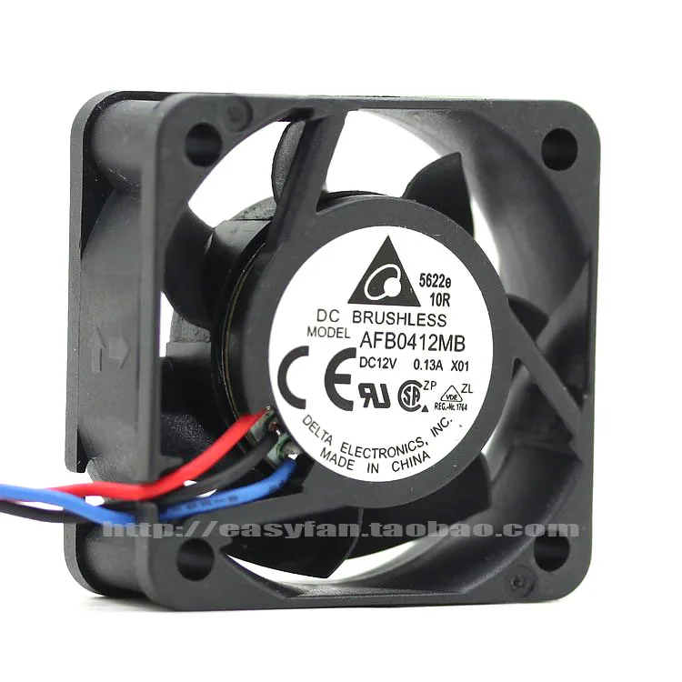 

NEW DELTA AFB0412MB -X01 4015 12V0.13A high air volume double ball bearing cooling fan