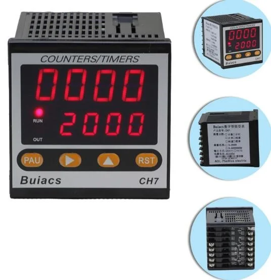 Genuine Beiqi Electric YOTO Jianli BUIACS Digital Display Smart Meter CH7 Count / Timing / Frequency / Speed