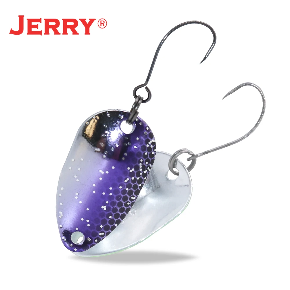 Jerry Gemini Pesca 2g 3.5g 4.5g Multiple Colours Micro Fishing Spoons Trout Spoon Wobbler Fishing Lures Spinner Bait