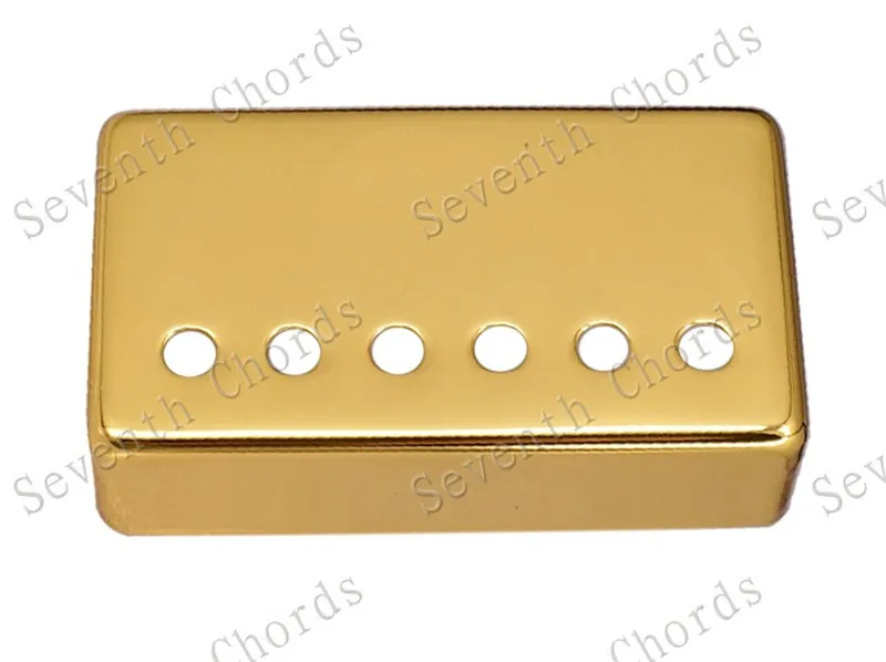 Ein Set mit 2 Stück Messing-Humbucker-Abdeckungen mit 6 Löchern und 6 Saiten für E-Gitarren-Zubehör, in drei Farben. – Detail 15