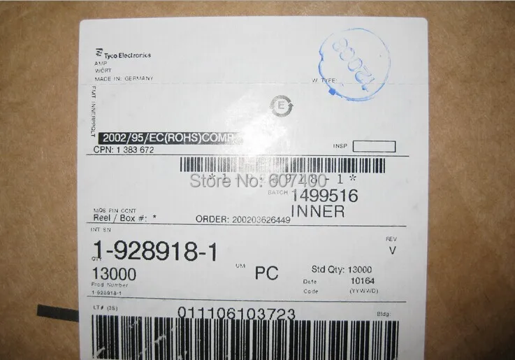 

1-928918-1 CONN PIN 22-20AWG CRIMP TIN connectors terminals 100% new and original parts