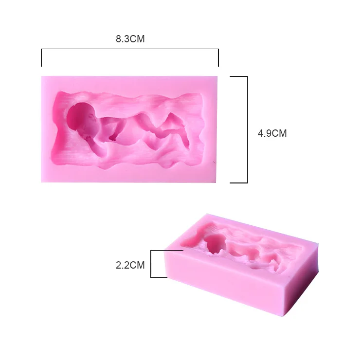 1PCS 3D Baby Shape Cake Mold Cake Decorating Tools Mold Liquid Silicone Mold For Fondant Silicone Cake Tools E632