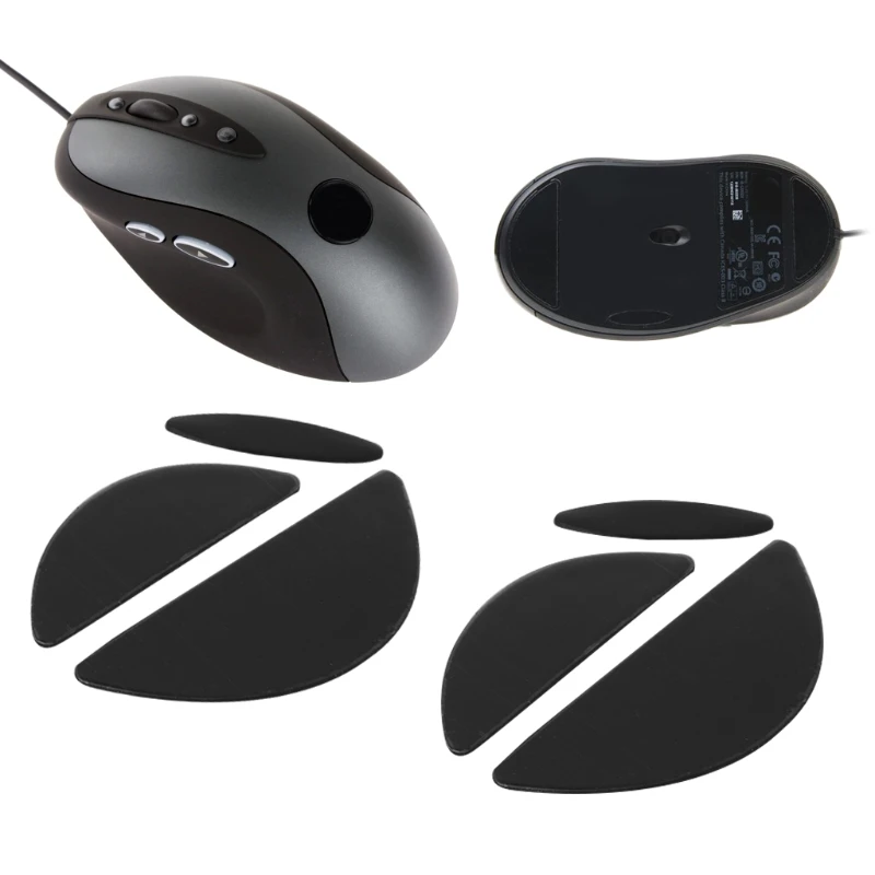 Mouse Skates Pads 2Set Rounded Curved Edges Mouse Feet Replacement for  MX518/G400/G400S Mouse