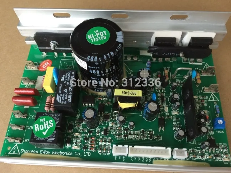 Spedizione gratuita 220V Controller motore piastra di azionamento piastra di alimentazione piastra singola scheda computer JOHNSON tapis roulant circuito di controllo