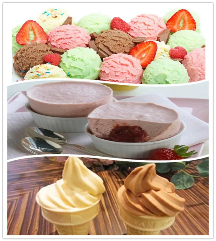เชิงพาณิชย์สีเครื่องทำไอศกรีมนุ่มเครื่องZF