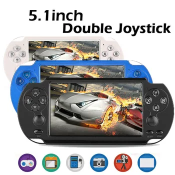 New 4.3 inch Dual Joystick Handheld Game Players 8GB Memory MP5 Portable Video Game Console Built-in 3000 Classic Games