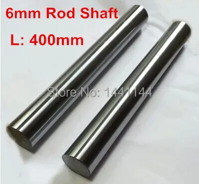 

4pcs linear shaft 6mm diameter 400mm long harden linear rod round shaft chrome plated