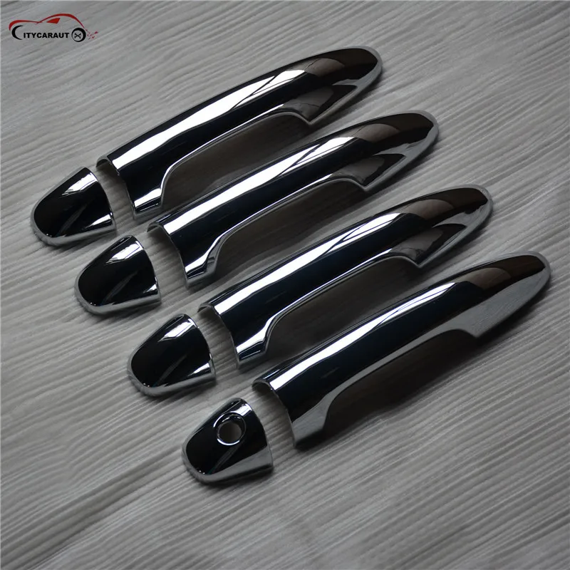 citycarauto ABC handle cover for 2015 2016 2017 HILUX revo handle trim door handle cover ABS galvanization cover