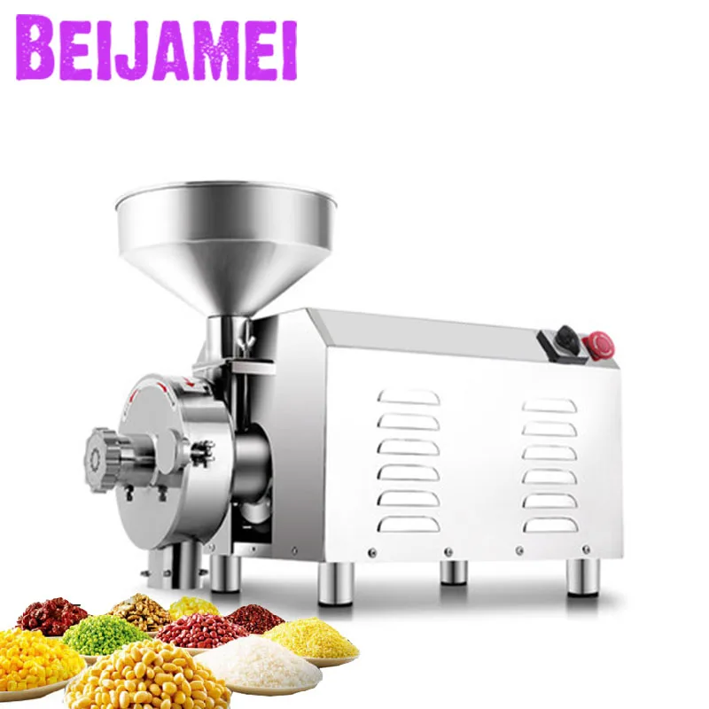 Large power 3000w commercial food/spice /grains grinding mill machine/Stainless Steel Electric Food Grinder Crusher Price