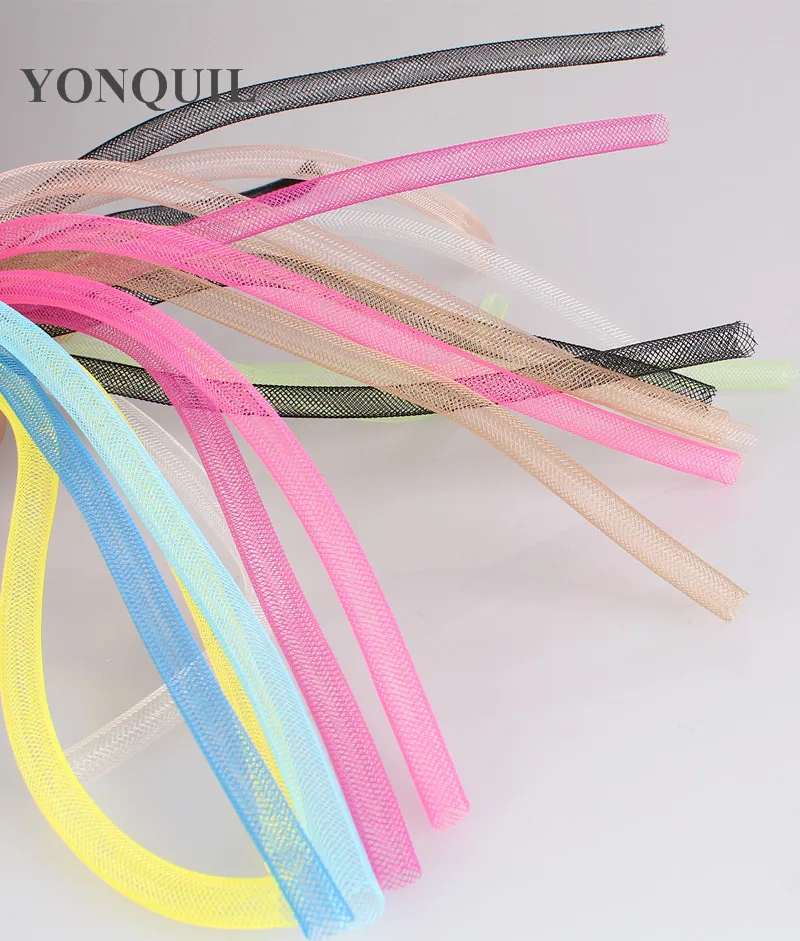 

New 100Yards/Lot 32Colors 8MM Crinoline Horsehair Braids Hair Accessories Fascinators Craft Made Headdress For Women Decor