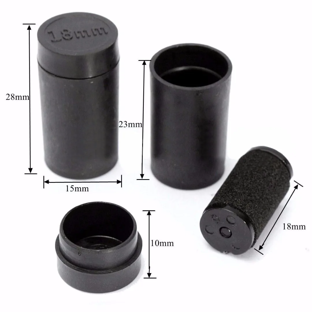 10pcs/set New Refill Ink Roll Ink Labeller Cartridge For MX-6600 Price Tag Tool 18mm