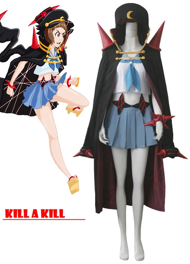 

Mankanshoku Mako Cosplay Kill la Kill Mako Mankanshoku Two-Star Goku Uniform Cosplay Costume Full Set Custom Made Any Size