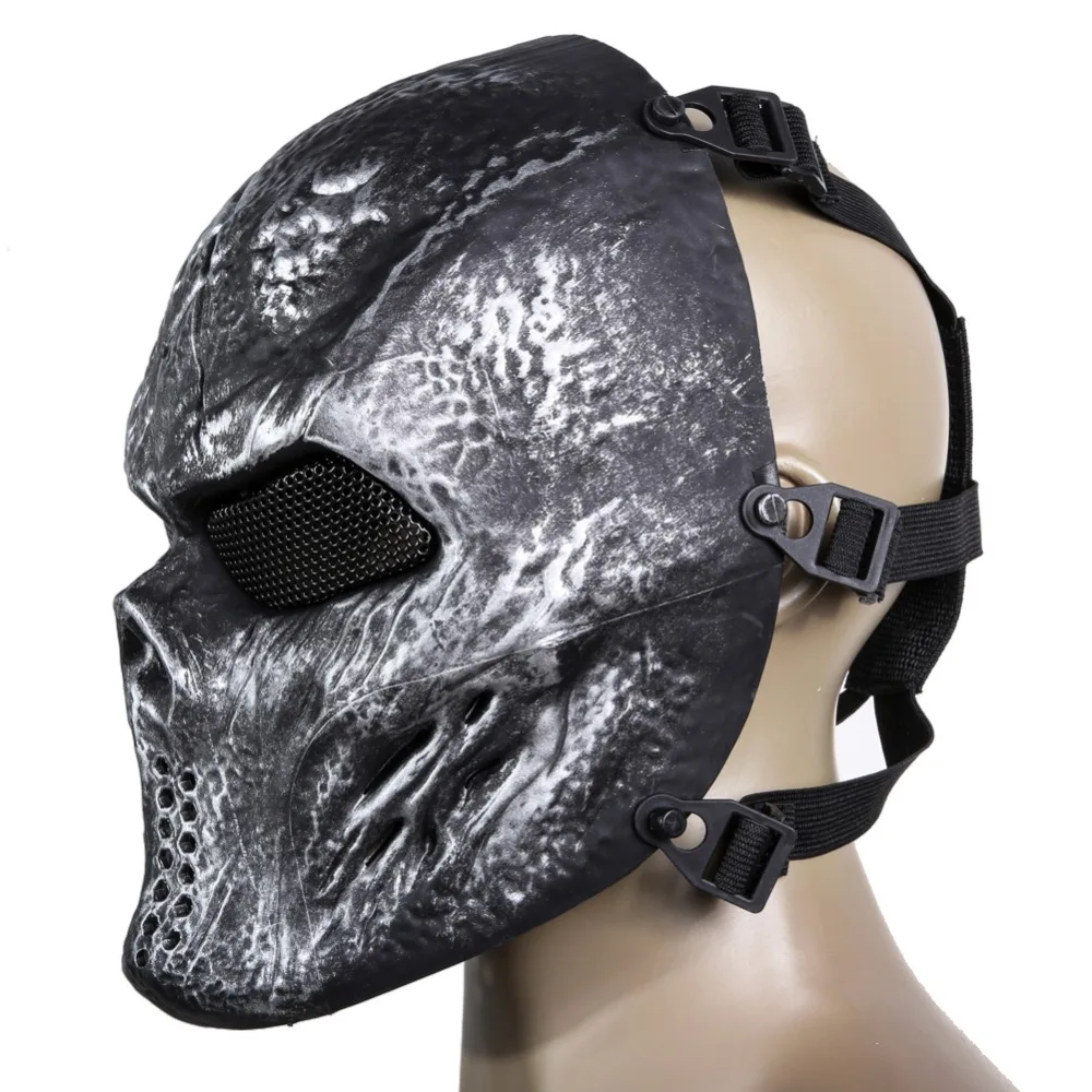 Masquerade Halloween Phantom Ghost Cosplay Costumes Paintball Mask Skull Masks CS Wargame Tactical Army of Two Mask image 4