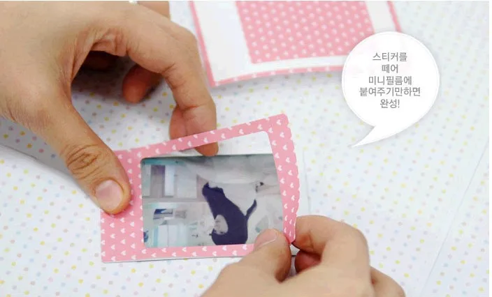 FujiFilm Instax Mini Film Adesivos, Papel Fotográfico, Moldura, Paster Decoração, 12, 11, 9, 8, 7S, 90, 20 Folhas