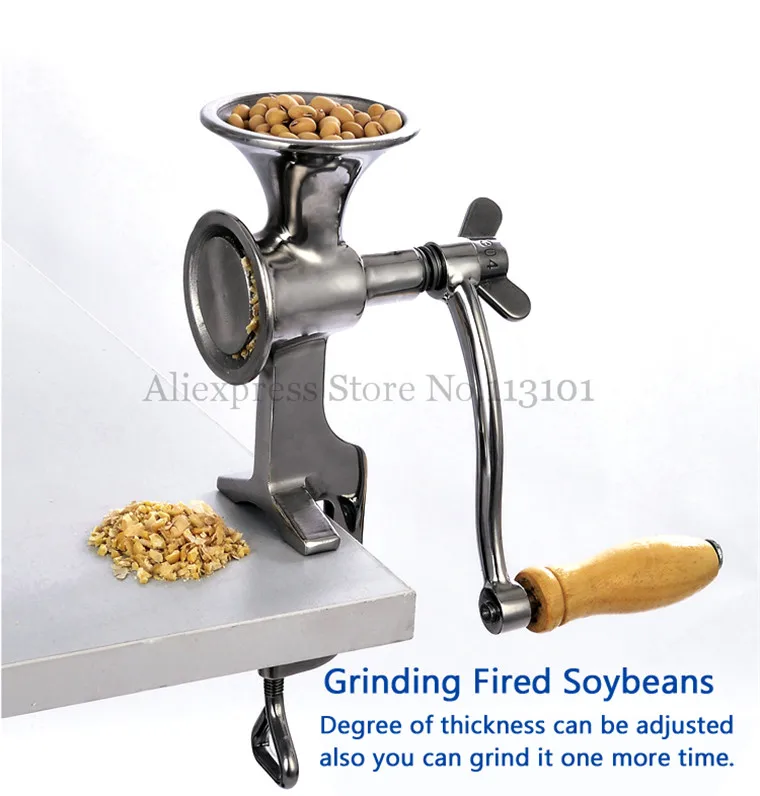 Molinillo de acero inoxidable, herramienta de cocina para café molido fresco, pulverizador de nueces y cacahuete