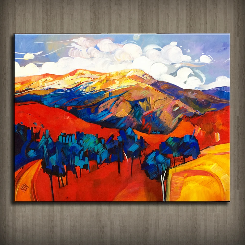 

Oil Painting Frameless landscape Wall pictures paint print on canvas for home decor wall art decor Posters and Prints