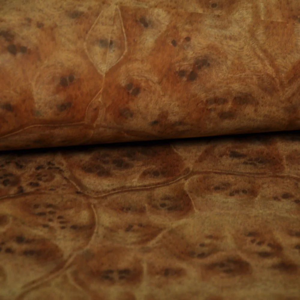 Natural Burl chapado amarillo alcanfor