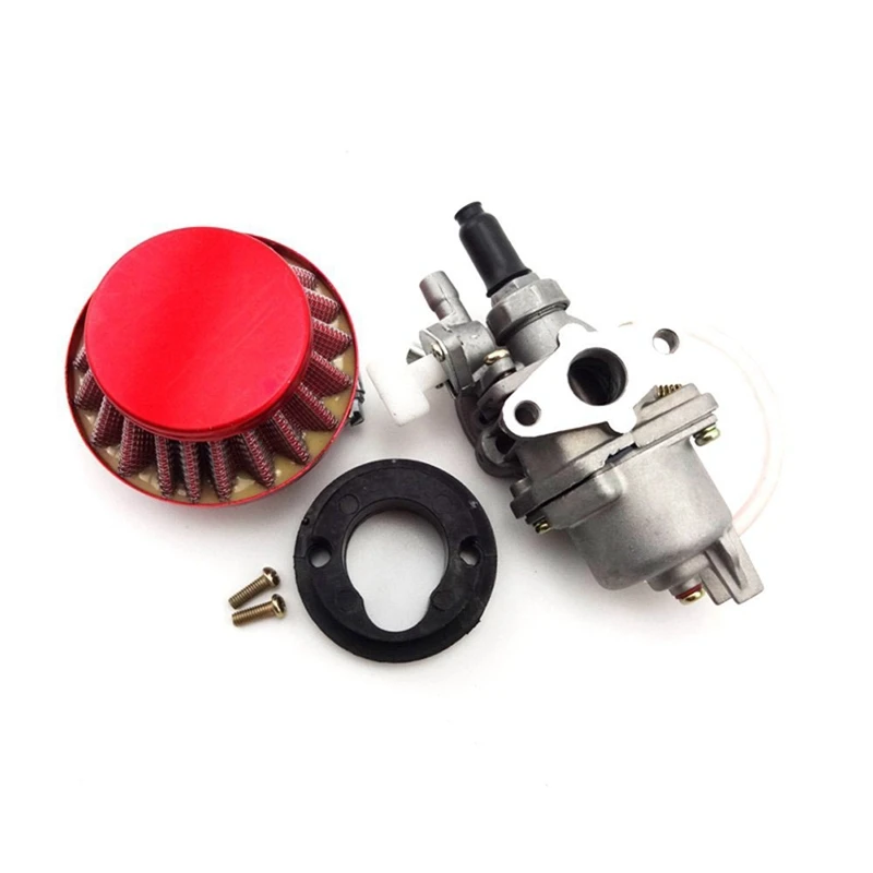 Carburetor Carb Carby + Air Filter + Stack For 2 Stroke 47Cc 49Cc Engine Parts Mini Moto Kids Atv Quad Dirt Pocket Bike Minimo