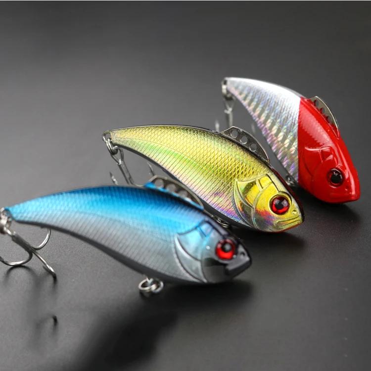 1pcs Winter Fishing Lures Hard Bait  13g VIB With Lead Inside Lead Fish Ice Sea FishingTackle Jig Wobbler Lure