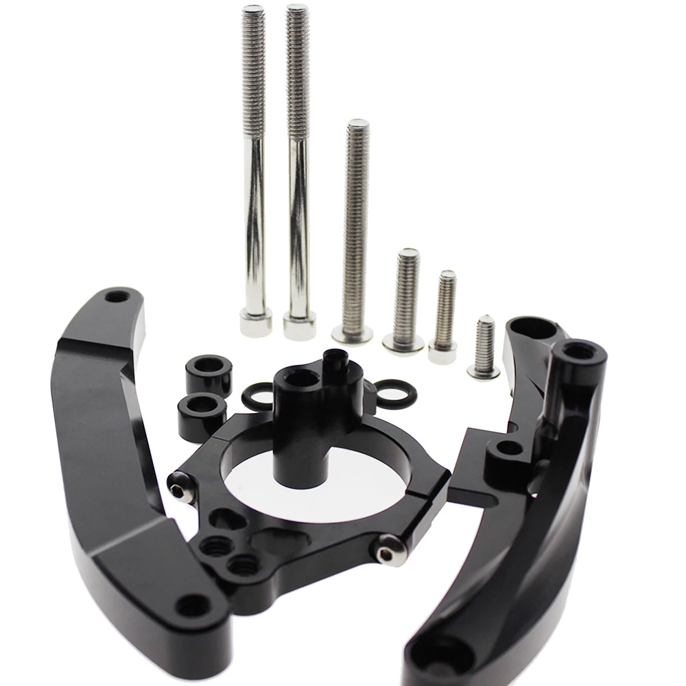 

For Yamaha FZ1 FAZER 2006 - 2015 Aluminum Motorcycle CNC Stabilizer Damper Complete Steering Mount Bracket Holder Set Motorbike