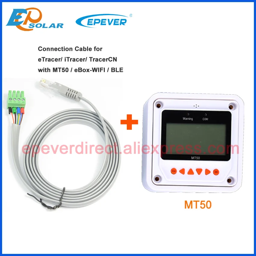 CC-RJ45-3.81-150U cable for connect MT50 BLE Wifi with EPEVER controller IT ET CN series