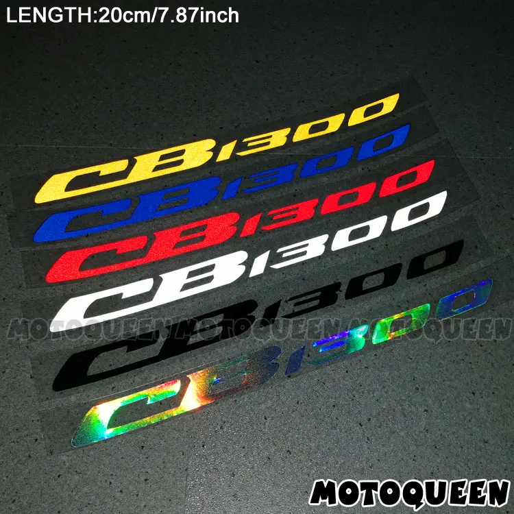 

2PCS Motorcycle body Wheels Rims Fairing Helmet Tank Pad decoration logo Label reflective Stickers Decals For CB 1300 CB1300