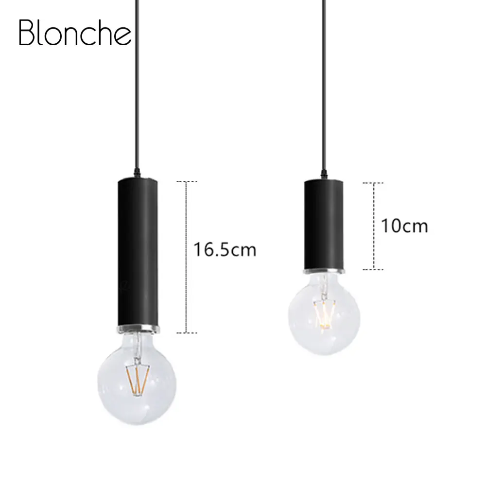 Nordic Multicolor Pendant Lights Modern Aluminum Simple Hanging Lamp for Indoor Kitchen Dining Room Bedroom Deco Light Fixtures