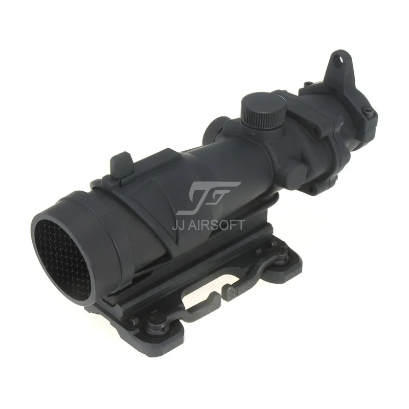 

JJ Airsoft ACOG Style 4x32 Scope with QD Mount & Killflash/Kill Flash (Black/Tan) FREE SHIPPING(ePacket/HongKong Post Air Mail)