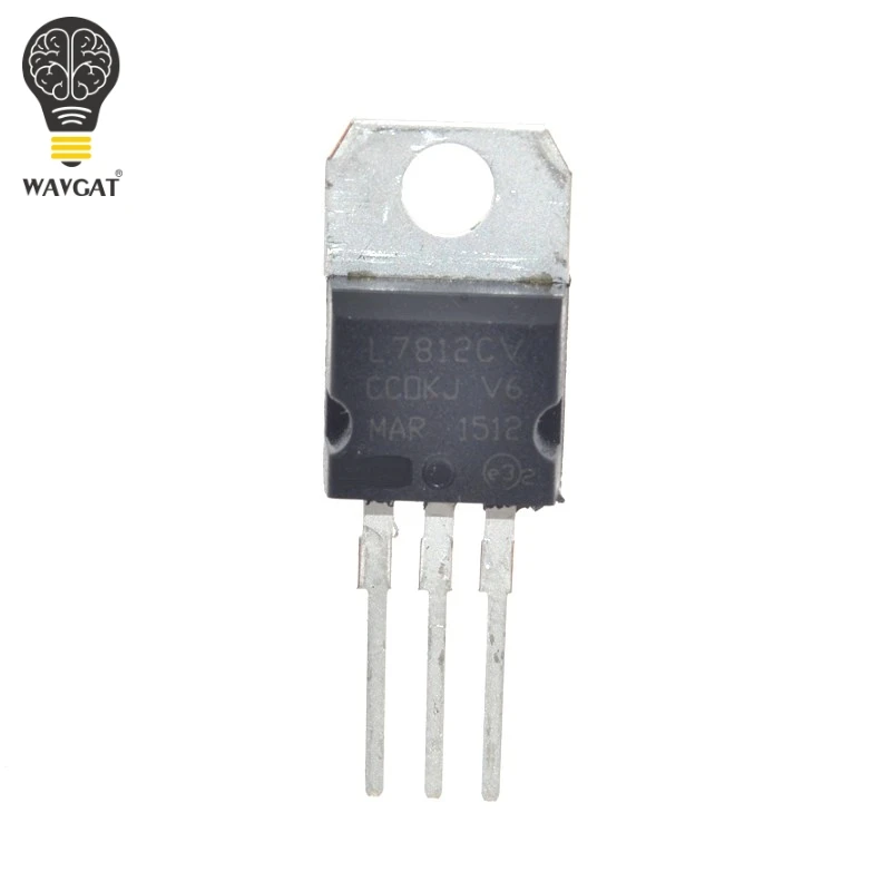 10pcs/lot L7812CV L7812 LM7812 7812 TO-220 NEW and Original ST POSITIVE VOLTAGE REGULATORS