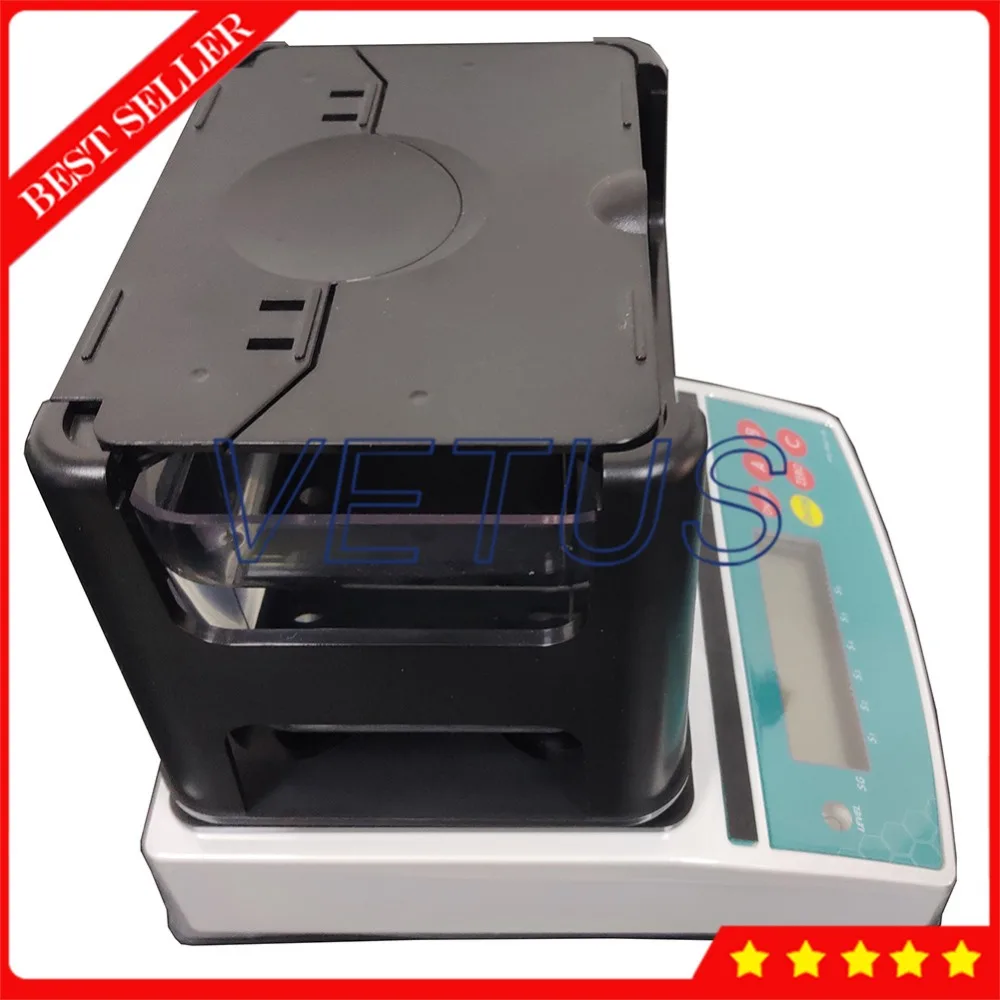 AU-1200S Digitale Peso Specifico Tester 0.01 ~ 1200g Solidi Densitometro Metro con 0.001g/cm3 Densità Apparecchiature di Collaudo
