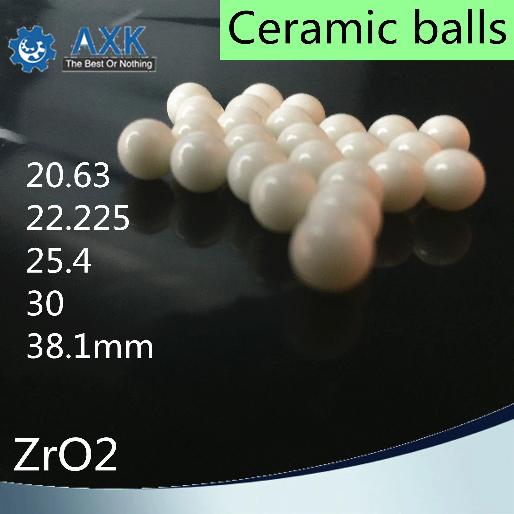 ZrO2 Ceramic balls 20.63 22.225 25.4 30 38.1 ( 1 PC) Zirconium Dioxide G5 Precision Ball