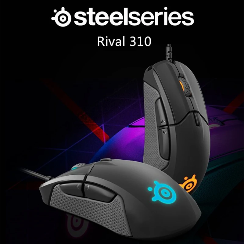 

Free Shopping SteelSeries Rival 310 RGB FPS USB Optical Gaming Wired Mouse with 12000 CPI Split-Trigger Buttons FOR CS LOL CF