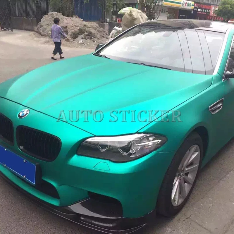 

Pearl Blue Purple Matte Metallic Chrome Vinyl Car Wrap With Air Bubble Free RED Satin Car Wrap Film Covering 1.52*5/10/15/20m