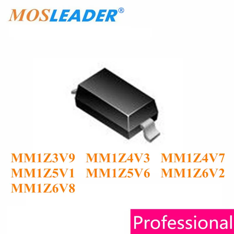 

Mosleader SOD123 3000 шт. MM1Z3V9 3,9 V MM1Z4V3 4,3 V MM1Z4V7 4,7 V MM1Z5V1 5,1 V MM1Z5V6 5,6 V MM1Z6V2 6,2 V MM1Z6V8 6,8 V 1206