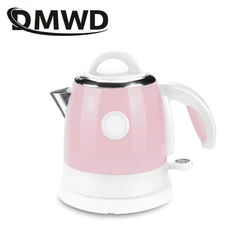 Long Spout Mouth Stainless Steel Heating Hot Water Boiler Electric Kettle Auto Power off Boiling Heater Drip Coffee Tea Pot 0.8L