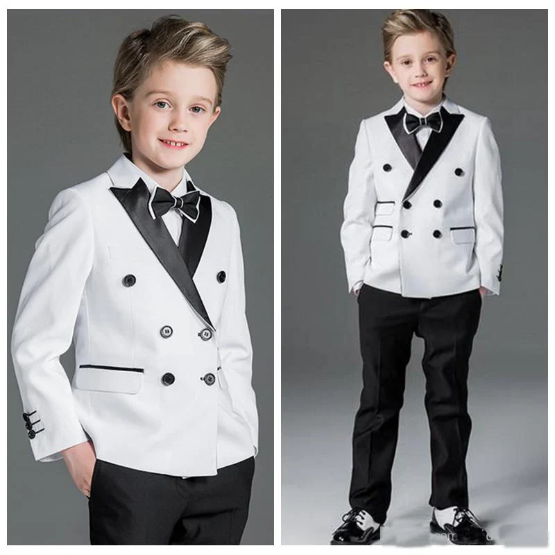 

Ring Bearer Boy's Formal Wear Tuxedos Shawl Lapel One Button Children Clothing For Wedding Party Kids Suit Boy Set (Jacket+Pants